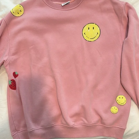 Smiley face crew neck - Picture 2 of 4